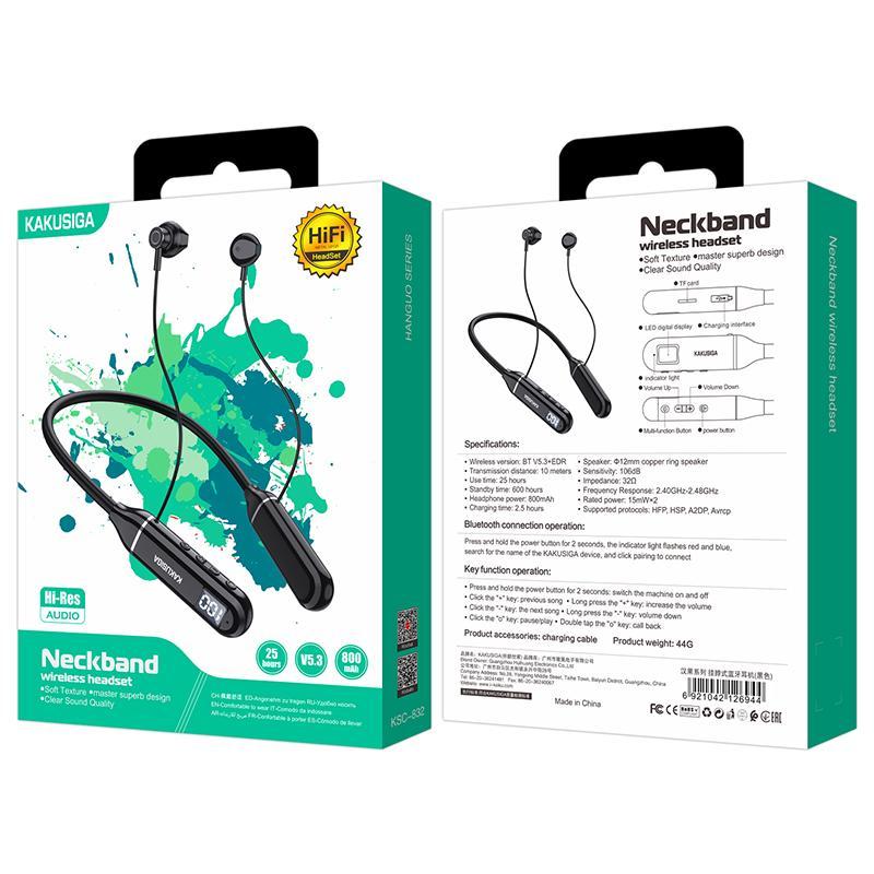 KAKUSIGA Hot Selling Wireless Headset Foldable