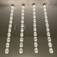 Lustre moderne en verre de luxe, luminaire suspendu en cluster pour hall d'hôtel, villa, escalier, plafond haut, décoration intérieure
