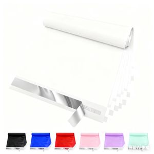 ถุงส่งของสีขาวแบบหนาพิเศษสำหรับบรรจุภัณฑ์โลจิสติกส์สำหรับเสื้อผ้า-เทปกาวป้องกันไฟฟ้าสถิตย์แบบกำหนดเองเป็นมิตรกับสิ่งแวดล้อมและนำกลับมาใช้ใหม่ได้ - Product Image 5