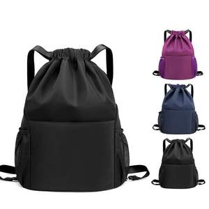 Sac à dos de sport décontracté en tissu polyester avec logo personnalisé d'usine, grande capacité, imperméable, pour l'extérieur - Product Image 1