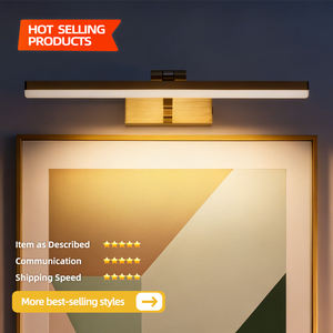 Modern Interior Decoration <b>Gold</b> <b>Chrome</b> Black Iron Bathroom Mirror Corridor Living Room Bedroom LED Wall Lamp - Product Image 2