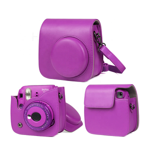 instantánea Cámara caso protectora de la Pu de cuero funda con correa para el hombro de <span class=keywords><strong>Fujifilm</strong></span> <span class=keywords><strong>Instax</strong></span> Mini 9/8/8 + - Product Image 1
