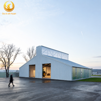 Structure en acier pour installations agricoles personnalisées, entrepôt agricole en acier léger pour bâtiments métalliques, hangar et abri de stockage