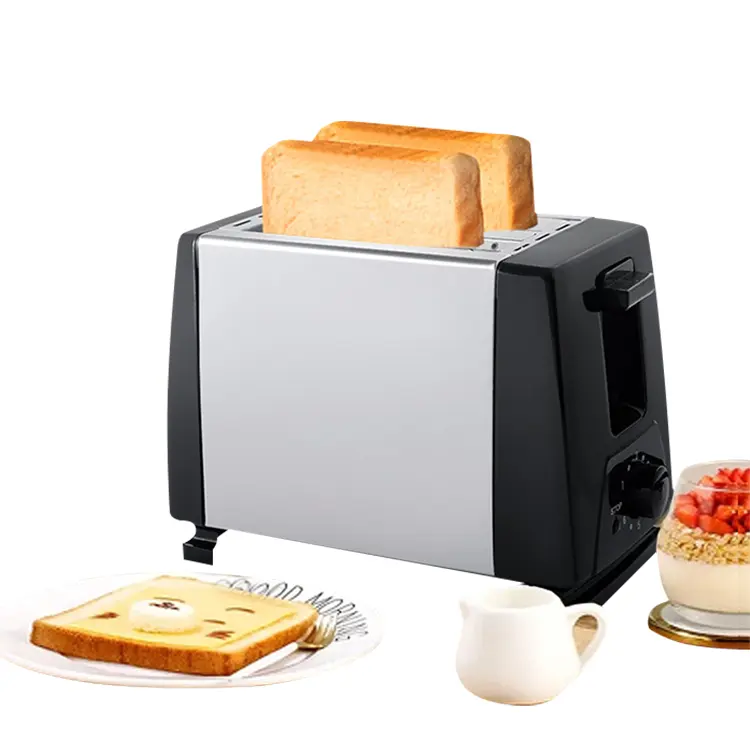 Tostapane piccolo trasportatore elettrico, griglia per colazione quadrata per cucina tostapane Pop-Up automatico/