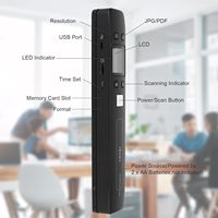 Escáner de Documentos Portátil Mini Automático A4, HD1050DPI, Color y Monocromo, Wifi, con Batería Recargable de Iones de Litio Integrada