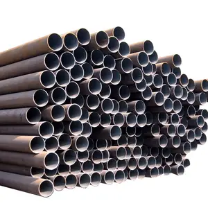 Astm A36 A106 schedule 40 sch 80 1 inch customized size seamless carbon steel pipe Black painted marks with mill certificate