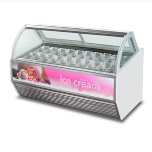 Vitrina Comercial para Helados, Congelador de Congelación Rápida, Refrigerador para Postres y Paletas Frescas - Product Image 1