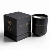 Produits écologiques, cadeaux de mariage, mini boîte en carton pour cadeaux, emballage de bougie avec impression personnalisée, bougie aromathérapeutique