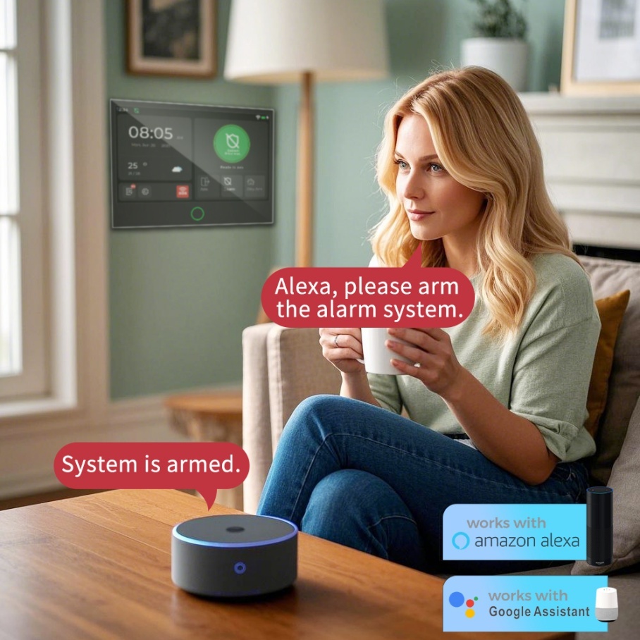 Glomarket Wireless Tuya WiFi 4G ABS Material Alarm System App Control 433Mhz Home Burglar Security · image 5