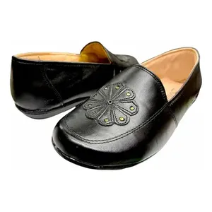 Angelina 280 Women's Genuine Leather <b>Flats</b> Round <b>Toe</b> Slip-On Autumn Casual Shoes - Product Image 5
