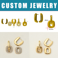 LUCKYDG Fabricant de bijoux OEM/ODM Personnalisé Plaqué or 14K 18K Argent 925 Acier inoxydable Laiton Bijoux de mode pour femmes hommes