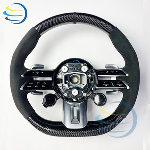 Volant <span class=keywords><strong>sport</strong></span> en fibre de carbone personnalisé pour <span class=keywords><strong>Mercedes</strong></span>, pour benz AMG Cla C117 250 <span class=keywords><strong>200</strong></span> C118 <span class=keywords><strong>Clk</strong></span> W209 a V Class W177 A200 W447 - Product Image 4