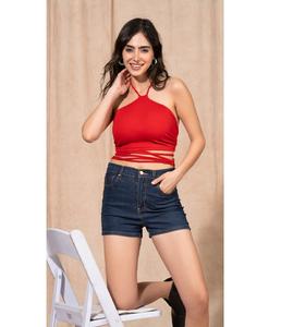 Débardeur court en coton léger et extensible pour femmes, tissu doux et confortable pour un usage quotidien, voyage, activités de plein air - Product Image 6