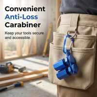 Jeu de gabarits d'escalier sur mesure pour équerre de menuisier avec support, verrou hexagonal stable pour guide de scie circulaire