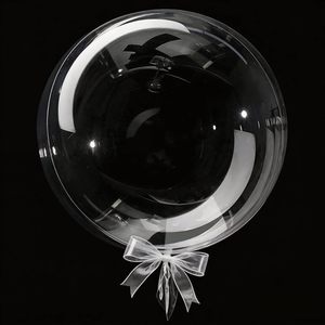 Globos de Burbuja Transparentes de Cuero Rosa Bobo para Decoración de Fiestas, 12, 16, 18, 20, 22, 24, 36 Pulgadas, Venta al por Mayor - Product Image 1