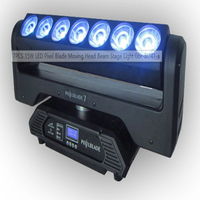 7x25W LED Zoom Beam Strobe Moving Head Licht