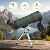 Télescope monoculaire OBEST de haute qualité 20x50 avec zoom, trépied portable, vision nocturne OBM6025, non étanche