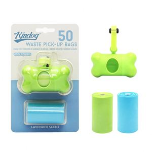 Bolsas de Basura para Excremento de Perro 100% Biodegradables en Rollo con Dispensador, Venta al por Mayor - Product Image 1