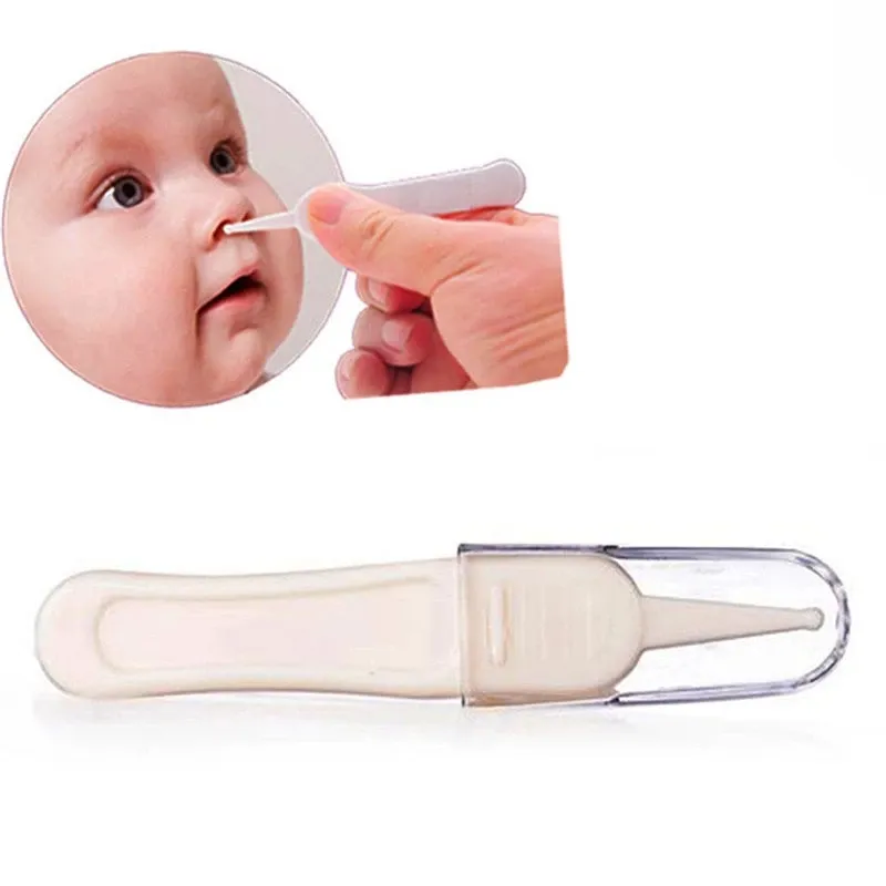 New Baby Safety Tweezers Plastic Tweezers Ear Nose Clean Nose Ears Dirty Baby Care