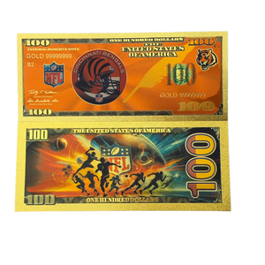Uang Kertas Sepak Bola 32 Model Amerika 2026 Berlapis Emas 24K untuk Hadiah - Product Image 2