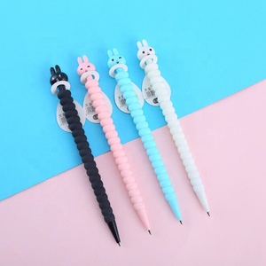 Copllent crayon automatique étudiants dessin animé en plastique crayon mécanique fille coeur petit <span class=keywords><strong>lapin</strong></span> blanc mignon crayon mécanique - Product Image 2