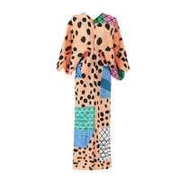 Jupe d'été plissée Miyake Plus Size Loose Long Skirt Wedding Easter Party Bouncing Polka-dot Casual Elegant Dresses Women