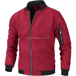 Personalizable Comodidad y Estilo DE LOS Hombres Clásico Bomber Puffer Chaqueta de Diseño - Product Image 1
