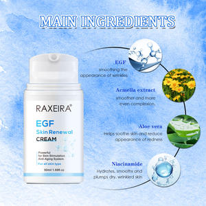 <span class=keywords><strong>Crema</strong></span> Renovadora de Piel EGF Coreana al por Mayor, 50 ml, Antienvejecimiento, Hidratación Profunda, Humectante <span class=keywords><strong>Facial</strong></span> con Niacinamida y Escualano - Product Image 4