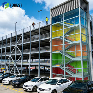Steel Structure Parking Building Industrial Quick Assembly Sturdy Fast Installation Commercial Solid Auto Deck - Product Image 1