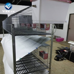 Gabbia per Conigli a 3 Piani Economica e Molto Richiesta / Mangiatoia per Conigli (Produzione) - Product Image 6