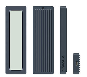SHUOLE двойной Протокол 2 в 1 SSD Box NVMe SATA M.2 SSD чехол USB3.2 Gen2 10 Гбит/с Корпус HDD с большим ЖК-экраном HDD SSD чехол - Product Image 5