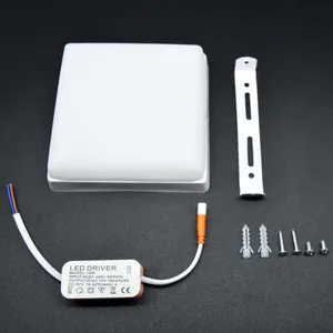 Set di 10 Pannelli LED Quadrati Bianchi da 18W Senza Bordi 6500K - Product Image 2