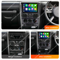 MEKEDE Android 11 navigation de voiture pour Jeep Wrangler Rubicon 2008-2010 8 128G GPS voiture-play auto lecteur dvd autoradio