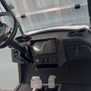 Voiture de <span class=keywords><strong>golf</strong></span> électrique 4 places, batterie 48V, moteur 5kw, voiture de tourisme panoramique, ferry, réception, patrouille, 30-50Km/h, 50-70km - Product Image 6