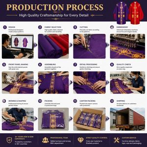 Unisex Flag <b>Cape</b> Gold Embroidery Polyester Durable Sports and Games Celebrant Robe Clergy Worship Gown Men <b>Women</b> - Product Image 2
