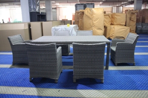 Mejor Patio Jardín Pe Rattan Mesa Color Muebles opcionales China Made Muebles de jardín - Product Image 5