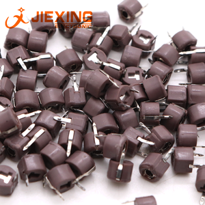 ตัวเก็บประจุแบบทริมเมอร์ 120PF สีน้ำตาล เส้นผ่านศูนย์กลาง 6 มม. ตัวเก็บประจุแบบปรับค่าได้ TZ03R121 10P-120PF 50V - Product Image 1