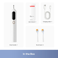 Nouvelles brosses à dents intelligentes oscillantes et soniques de 2000 mAh avec têtes de brosse de rechange