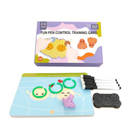 Offre Spéciale : Cahier d'Exercices Magique de Traçage avec Stylo et Tableau Blanc pour Enfants – 50 Pièces pour l'Entraînement du Contrôle du Stylo