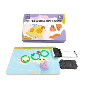 Offre Spéciale : Cahier d'Exercices Magique de Traçage avec Stylo et Tableau Blanc pour Enfants – 50 Pièces pour l'Entraînement du Contrôle du Stylo - Product Image 1