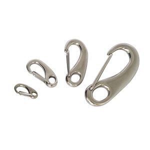 Thép không gỉ 316 biển gian lận cổng Snap <span class=keywords><strong>hook</strong></span> 70mm mùa xuân Snap móc Carabiner cờ Clip du thuyền thuyền phần cứng hình dạng trứng móc - Product Image 3