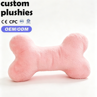 Coussin en forme d'os en fausse fourrure de lapin, doux et moelleux, pour canapé et lit, vente en gros d'usine