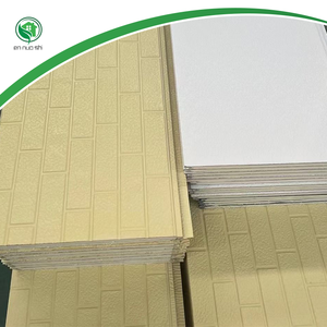 Trọng lượng nhẹ PU cứng bọt cách điện tấm mái bên ngoài kim loại cách nhiệt Hội Đồng Quản trị với chạm khắc bánh sandwich Thiết kế bảng điều khiển - Product Image 1