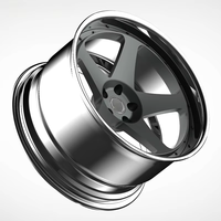 Jantes forgées monobloc chromées Leyi Koala 2 pièces, concaves profondes, 5x112 114.3 120 127, compatibles Golf/Sport, en alliage d'aluminium, neuves et sur mesure