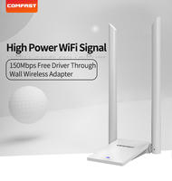 Signal de transmission Wifi haute puissance 150Mbps pilote gratuit à travers le mur adaptateur sans fil Comfast CF-WU780N carte réseau usine