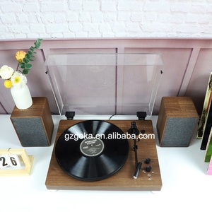 หีบเสียงวินเทจ,หีบเสียงเครื่องเล่นแผ่นเสียงทำจากไม้สีน้ำตาล - Product Image 6