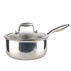 Ba Lan triply lớp không dính cao kết thúc nhiệm vụ nặng nề thép không gỉ nấu ăn nồi <span class=keywords><strong>Cookware</strong></span> <span class=keywords><strong>Set</strong></span> với kính nắp bên trong - Product Image 3