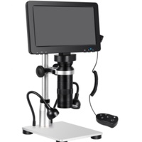Microscope numérique électronique DM9-S avec écran 7 pouces et grossissement 1200x pour la maintenance de circuits, loupe noire standard