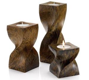 Estuche para incienso tradicional hecho a mano de madera y resina con tapa para la recolección y almacenamiento de cenizas. - Product Image 6