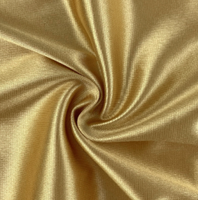 Tissu satiné doux et lisse de haute qualité, respirant, en soie glacée, polyester, élasthanne, extensible pour robes et vêtements de nuit